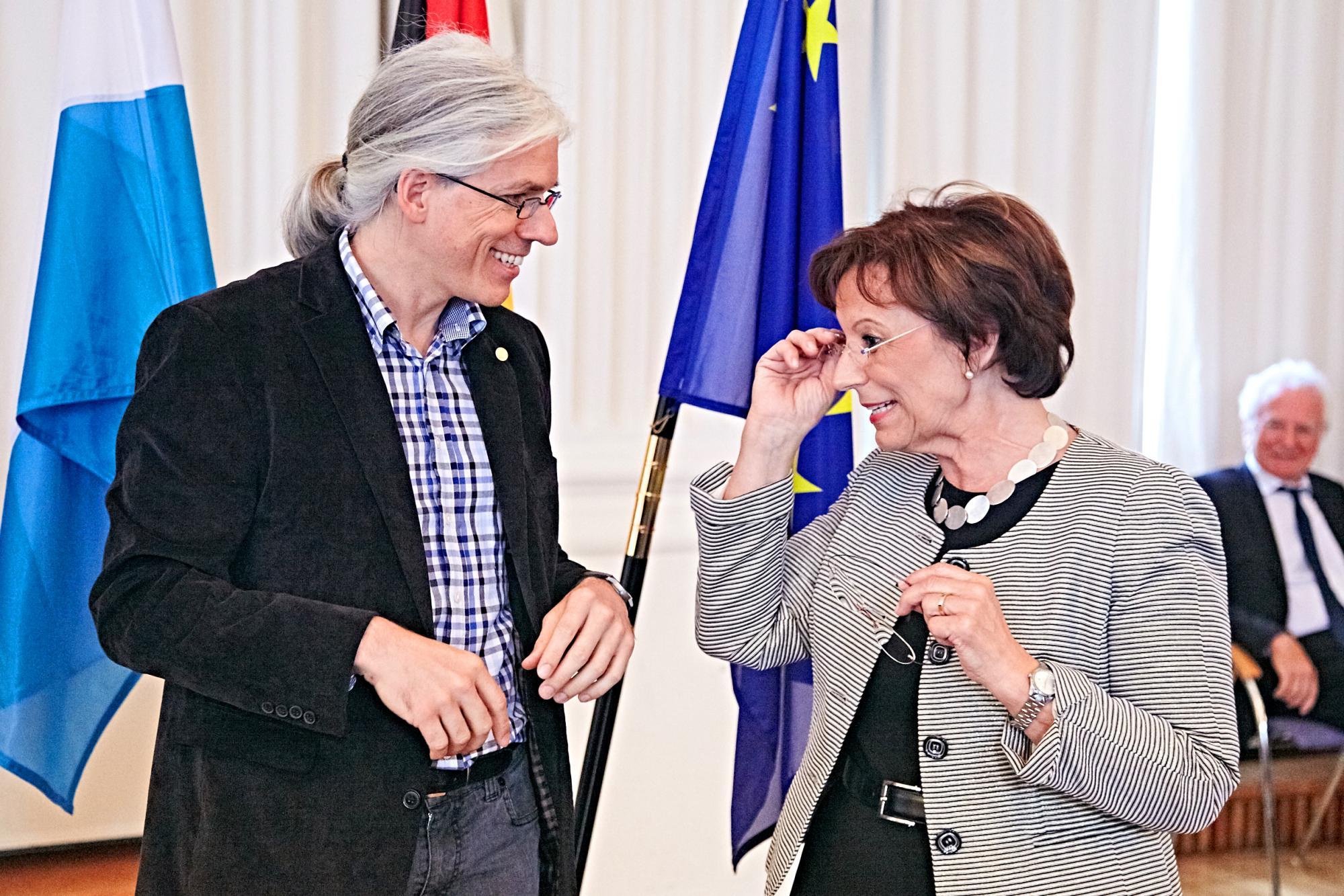 Martin Aufmuth bei der Verleihung des Bayrischen Staatspreises